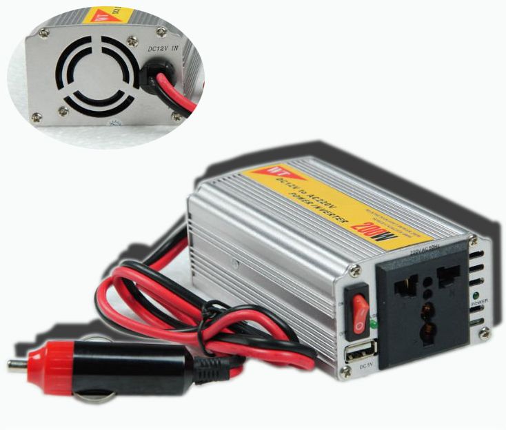 Ибп 12 220. Инвертор автомобильный 12-220v 200w. DC to AC Power Inverter инструкция по применению.